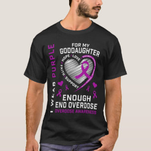 T-shirt de sensibilisation à la fin des surdoses A
