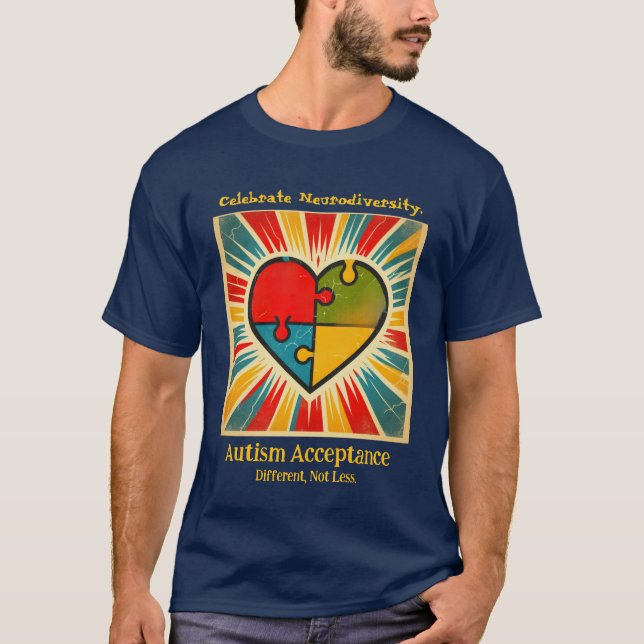 T-Shirt de sensibilisation à la neurodiversité (Devant)