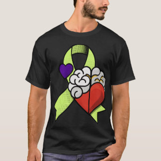 T-Shirt de sensibilisation au cerveau et au cœur |