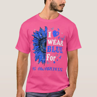 T-shirt de sensibilisation au tournesol de coeur T
