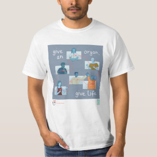 T-shirt de sensibilisation aux dons d'organes