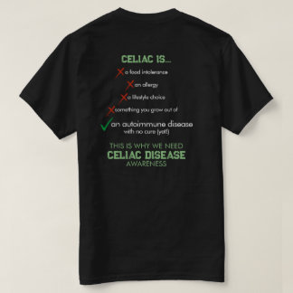 T-shirt de sensibilisation aux maladies coeliaques