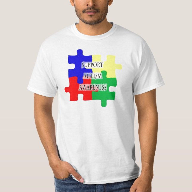 T-shirt de sensibilisation sur l'autisme (Devant)