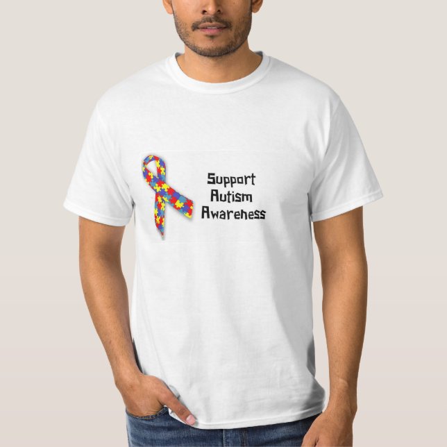 T-shirt de sensibilisation sur l'autisme de (Devant)