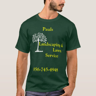 T-shirt de service de pelouse