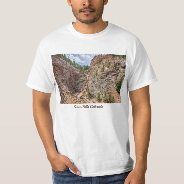 T-shirt de Seven Falls Colorado (Devant)