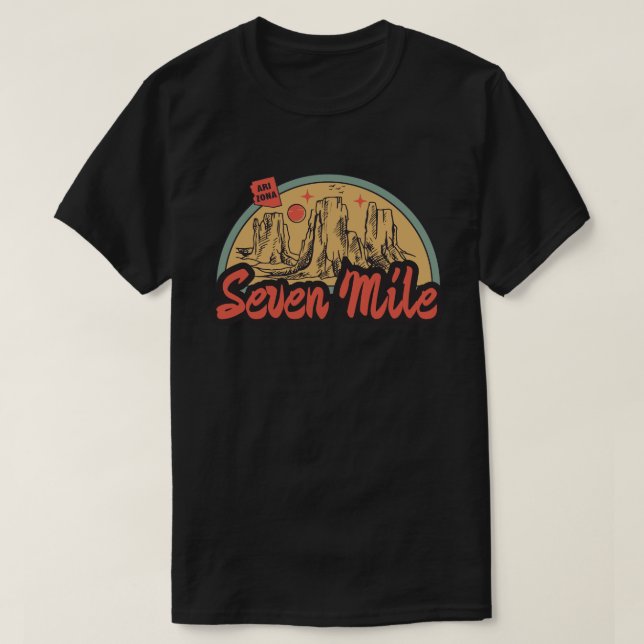 T-shirt de Seven Mile, Arizona (Design devant)