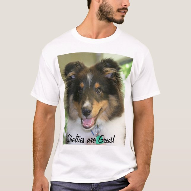 T-shirt de Sheltie (Devant)