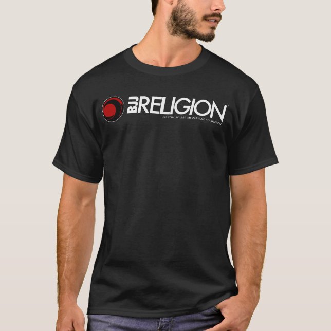 T-shirt de signature de religion de BJJ (Devant)