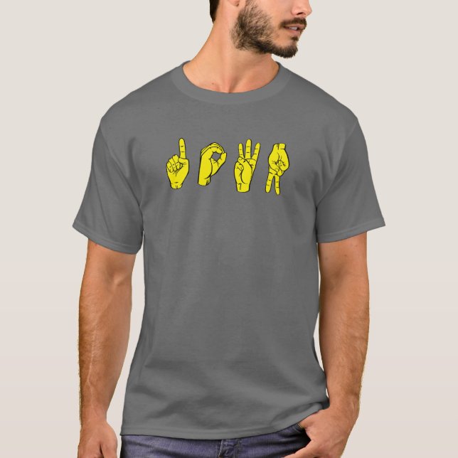 T-shirt de SignIOWA (Devant)