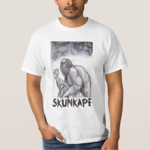 T-shirt de singe de mouffette