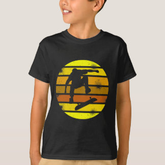 T-shirt de skateboard de style rétro vintage 1