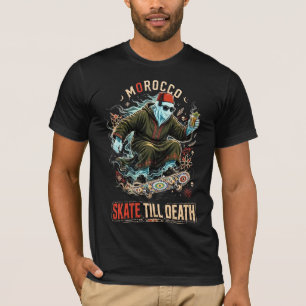 T-Shirt de skateboard fantôme marocain Skate Til
