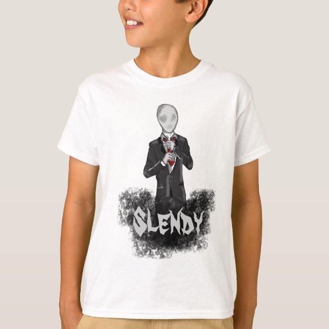 T-shirt de Slendy d'enfants (Devant)