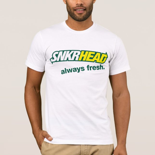 T-shirt de SNKRHEAD (Sneakerhead) (Devant)