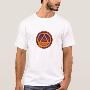 T-shirt de sobriété de récupération de cercle