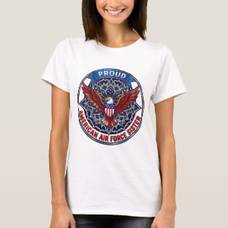 T-shirt de sœur fière de l'armée de l'air américai