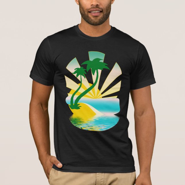 T-shirt de soleil d'été (Devant)