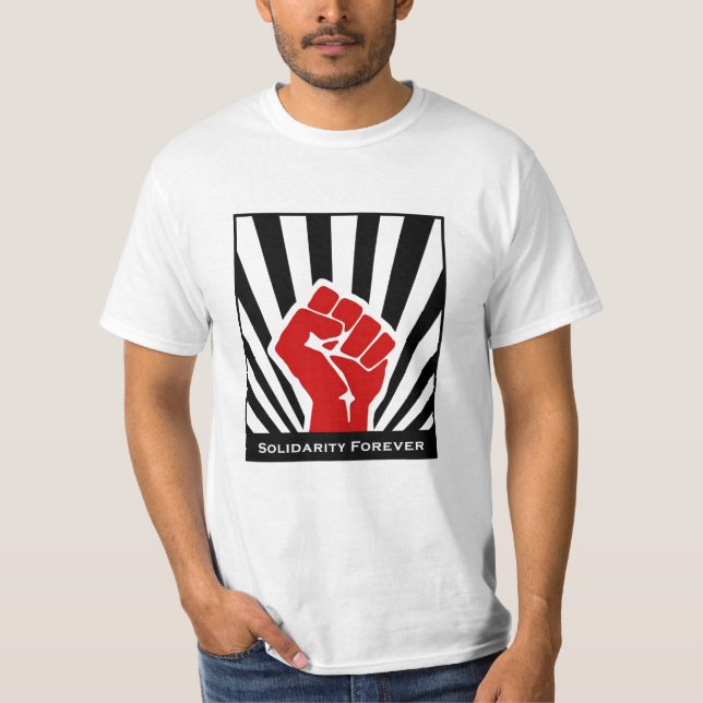 T-shirt de Soliarity de syndicat (Devant)