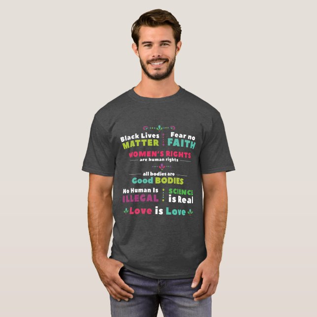 T-shirt de solidarité (Devant entier)