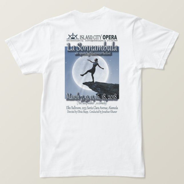 T-shirt de Sonnambula (Design dos)
