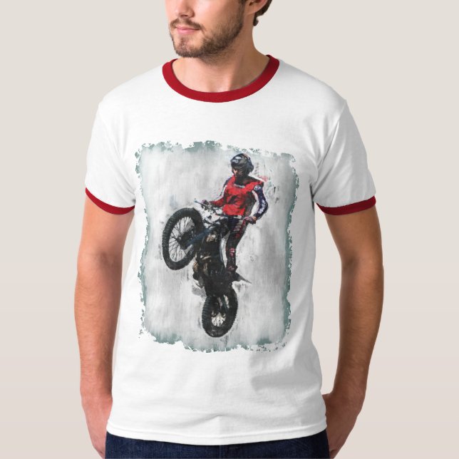 T-shirt de sonnerie de cavalier de procès (Devant)