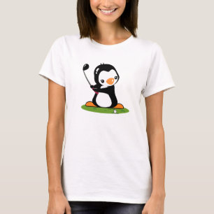 T-shirt de sonnerie de dames de golf