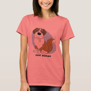 T-shirt de sonnerie de dames de St Bernard
