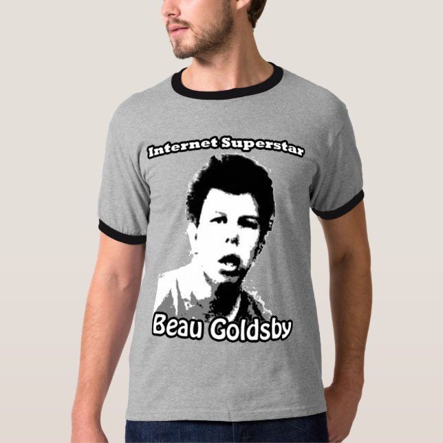 T-shirt de sonnerie de Goldsby de beau - V3 /.. - (Devant)
