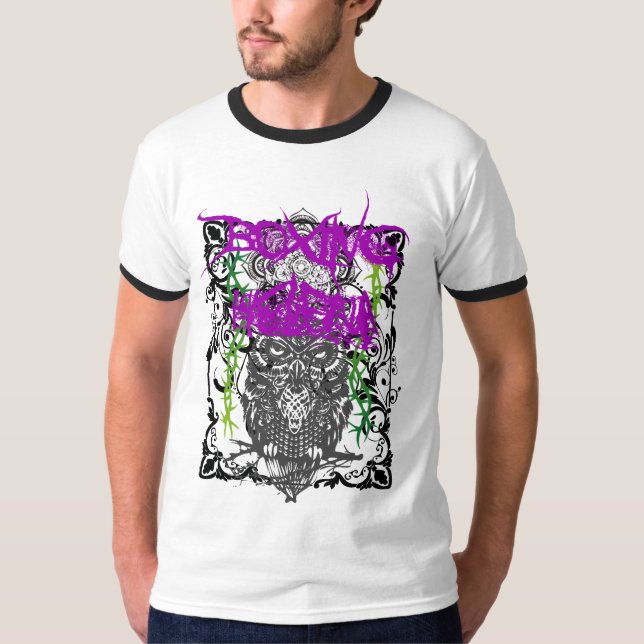 T-shirt de sonnerie de hibou de Helena de boxe (Devant)