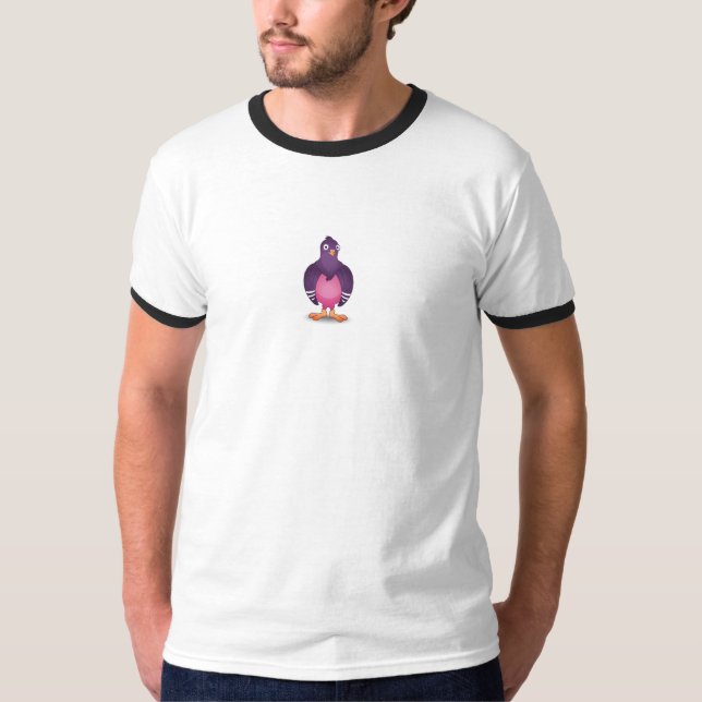 T-shirt de sonnerie de pidgin (Devant)