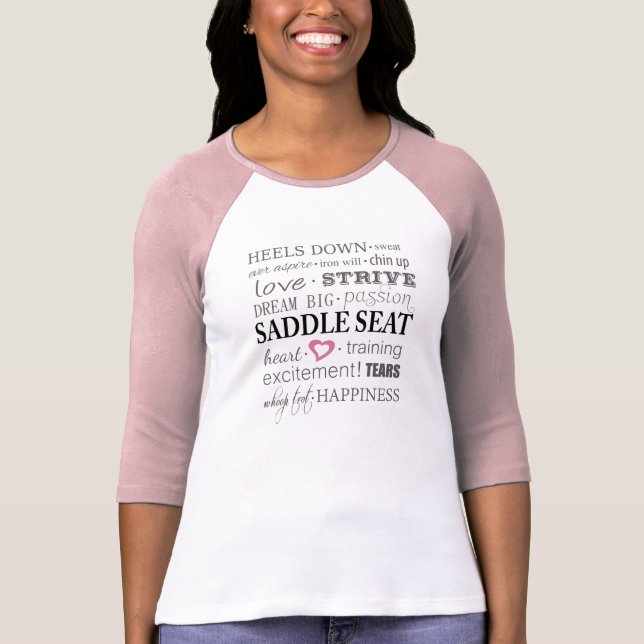 T-shirt de sonnerie de Seat de selle (Devant)