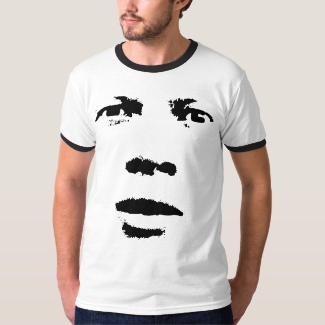 T-shirt de sonnerie de visage (Devant)