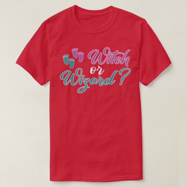 T-Shirt De Sorcière Ou D'Assistant De Révélation D (Design devant)