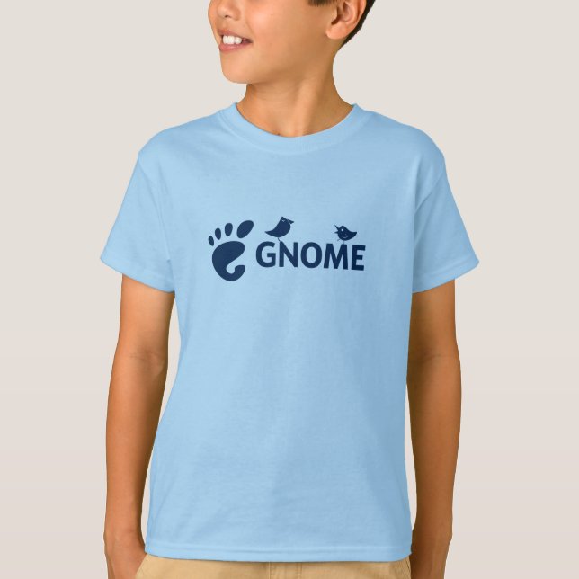T-shirt de sortes de GNOME (Devant)