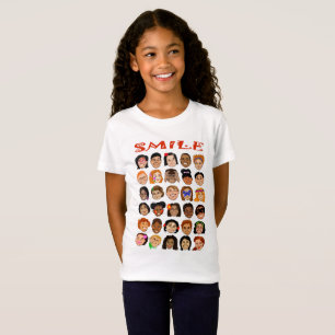 T-shirt de sourire pour des enfants