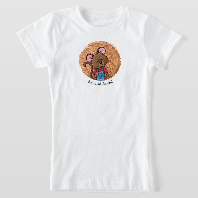 T-Shirt de souris et de cheeseball (Poser)