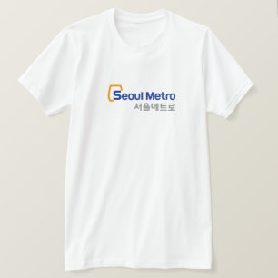 T-shirt de souterrain de métro de Séoul Corée