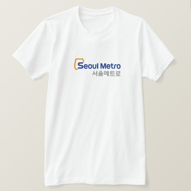 T-shirt de souterrain de métro de Séoul Corée (Design devant)