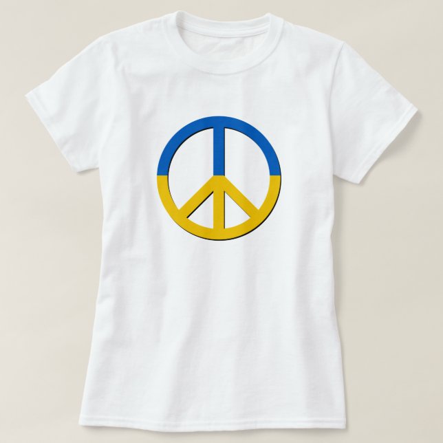 T-Shirt De Soutien À L'Ukraine (Design devant)