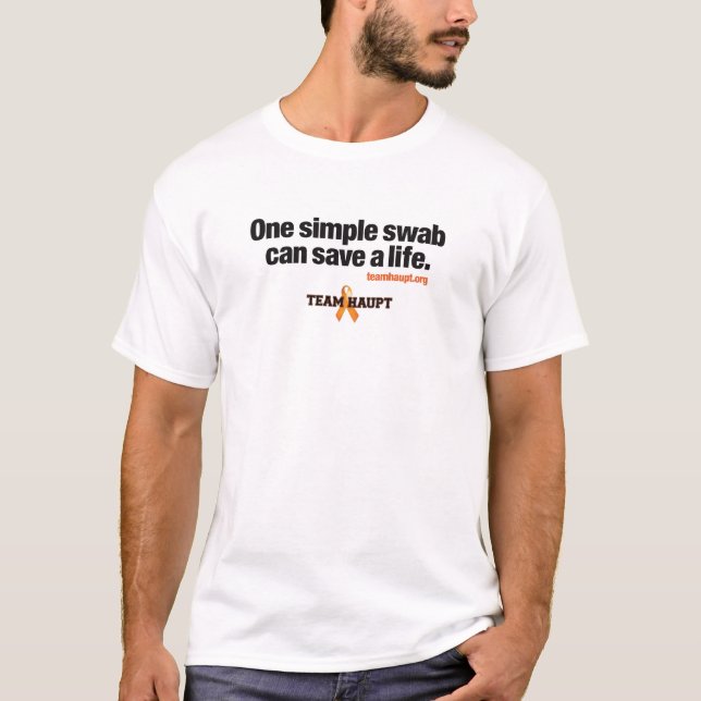 T-shirt de soutien de Haupt d'équipe (Devant)