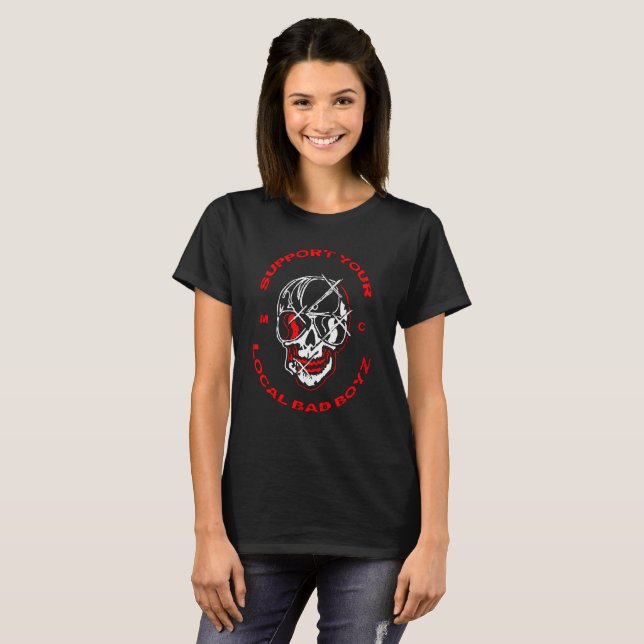T-shirt de soutien du BB des femmes (Devant entier)