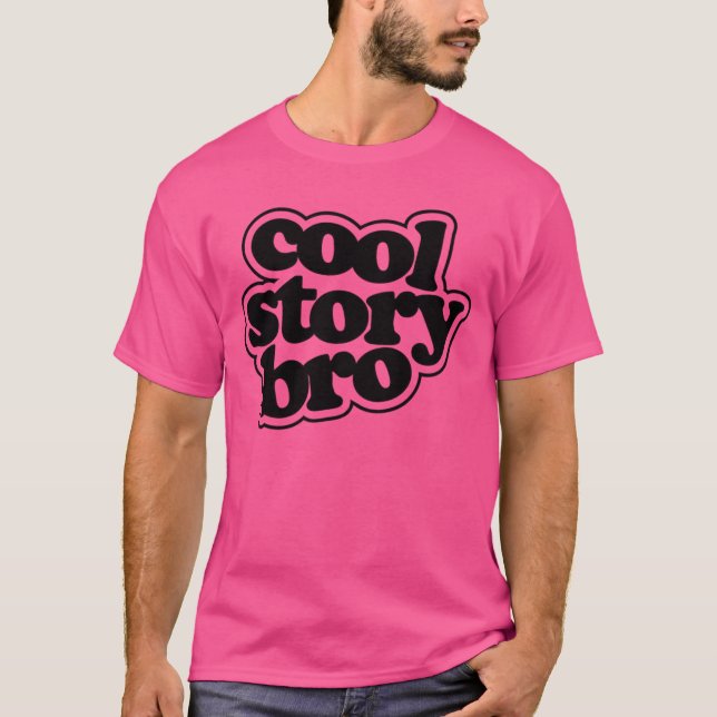 T-shirt de soutien-gorge à l'histoire cool (Devant)