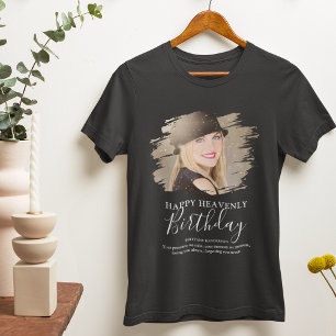 T-Shirt de Souvenir d'Anniversaire Photo Mémorial