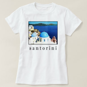 T-shirt de souvenir de Santorini (hommes, les