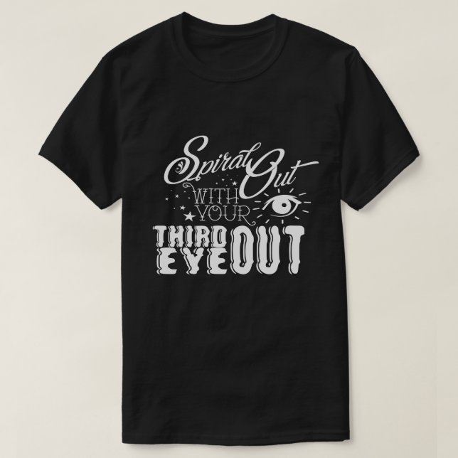 T-shirt De spirale pièce en t de base - (Design devant)