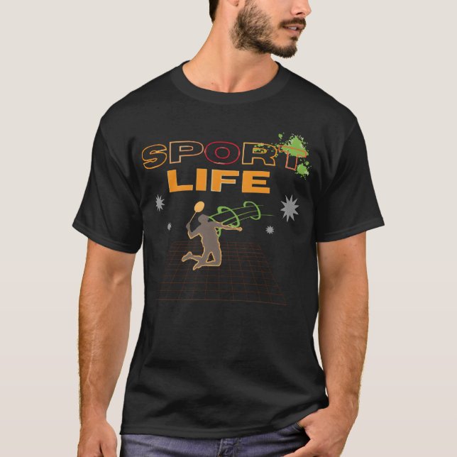 T-shirt de sport garçon famille (Devant)