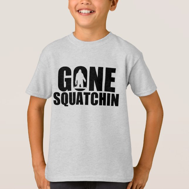 T-shirt de Squatchin allé par enfants (Devant)