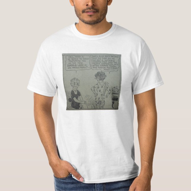 T-shirt de starlettes de film silencieux de (Devant)