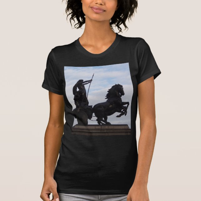 T-shirt de statue de Boadicea (Devant)